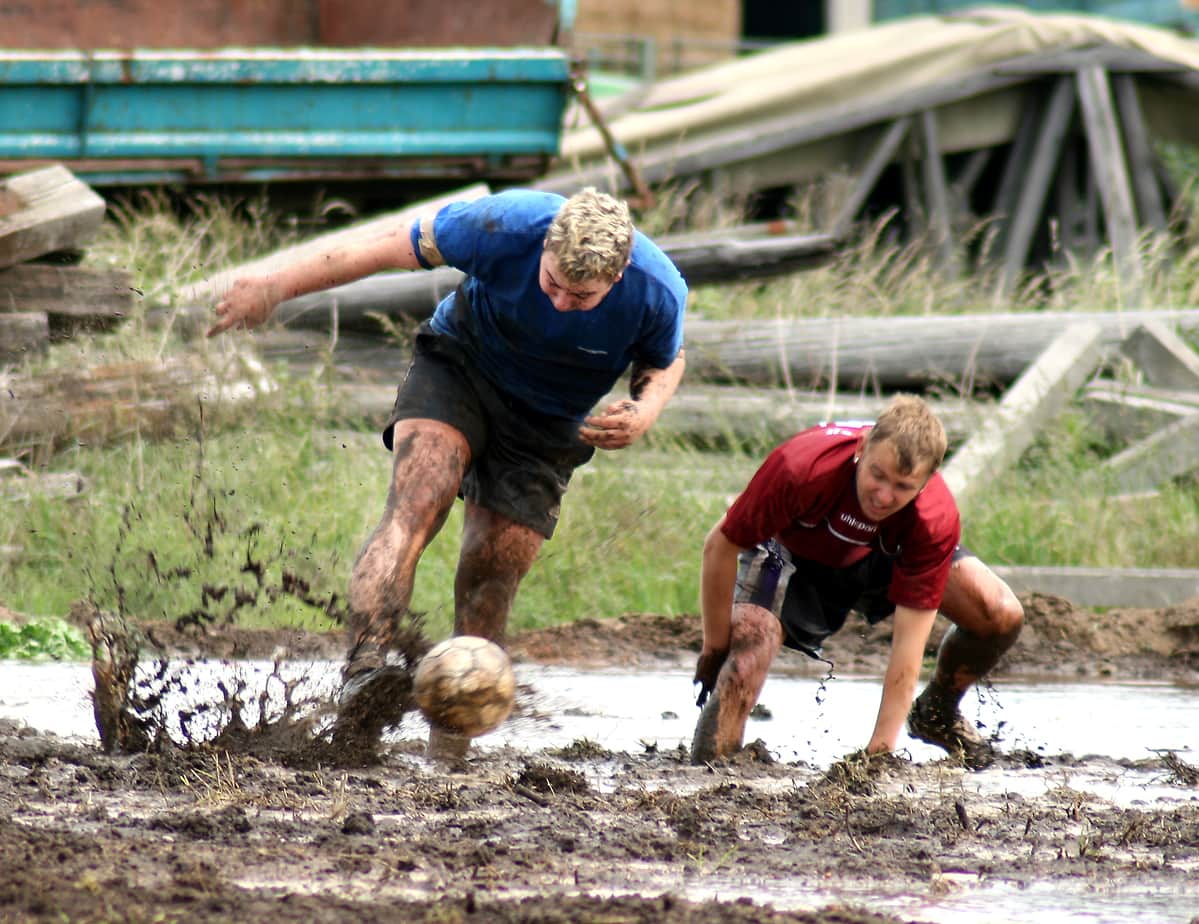 Swamp football: the quintessential dirty game